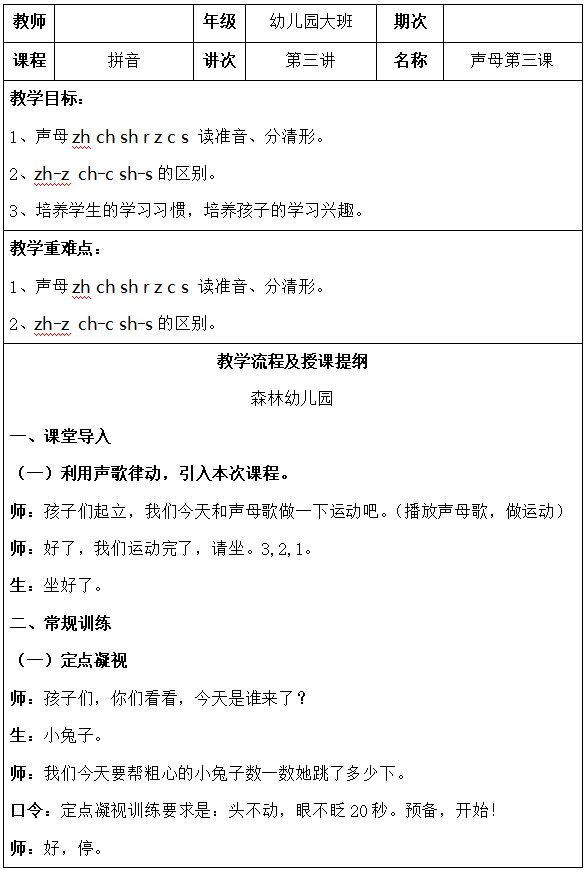 幼儿园幼小衔接拼音教案大班，幼儿园大班第三讲衔接拼音教案？